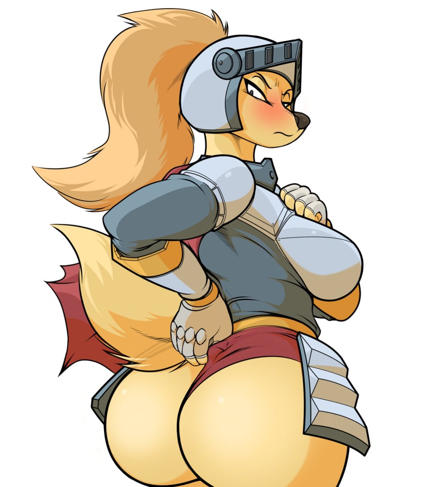 3adjusting_panties amelia_steelheart annoyed armored_boots armored_gloves ass blush breast_armor canine fur helmet knight plate_armor plate_armour pulling_panties red_panties the_simplifypm-verse wedgie yellow_body yellow_fur