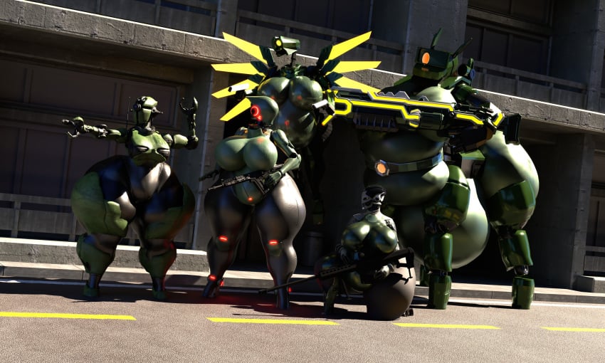 3d 3d_(artwork) ada-1 android android_girl assaultron big_breasts breasts bungie destiny_(game) destiny_(video_game) destiny_2 exo fallout fallout_4 fat female_only genderswap haydee haydee_(game) larger_female obese qzk_forte robot robot_girl robot_humanoid tagme thick_thighs ultrakill v1_(ultrakill) wide_hips