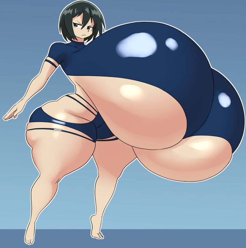 1girls angstrom annoyed ass attack_on_titan big_ass big_breasts big_butt black_hair black_hair_female breasts breasts_bigger_than_head breasts_bigger_than_torso brown_eyes bubble_butt clothed clothed_female enormous_breasts enormous_butt female female_only gigantic_ass gigantic_breasts gigantic_butt huge_ass huge_butt hyper hyper_ass hyper_breasts hyper_butt light-skinned_female light_skin massive_ass massive_breasts massive_butt mikasa_ackerman pale_skin ridiculous_breast_size ridiculous_proportions short_hair short_hair_female simple_background solo standing swimsuit taut_clothes thick_thighs tight_clothing top_heavy