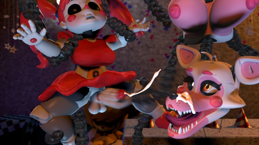 3d 3d_(artwork) baby_(fnafsl) balls breasts cally3d circus_baby circus_baby_(fnaf) clazzey clown clown_girl cock cock_ring cryptiacurves cum ears_up fazclaire's_nightclub female five_nights_at_freddy's five_nights_at_freddy's:_sister_location fnaf freddy_(fnaf) fredina's_nightclub fredina_(cally3d) frenni_(cryptia) frenni_fazclaire futanari golden_freddy golden_freddy_(fnaf) golden_fredina_(cally3d) hand_on_penis handjob hat mangle_(fnaf) mangled_mangle_(fnaf) naked_female party restrained rule_63 scottgames sister_location star tight_clothing type_0