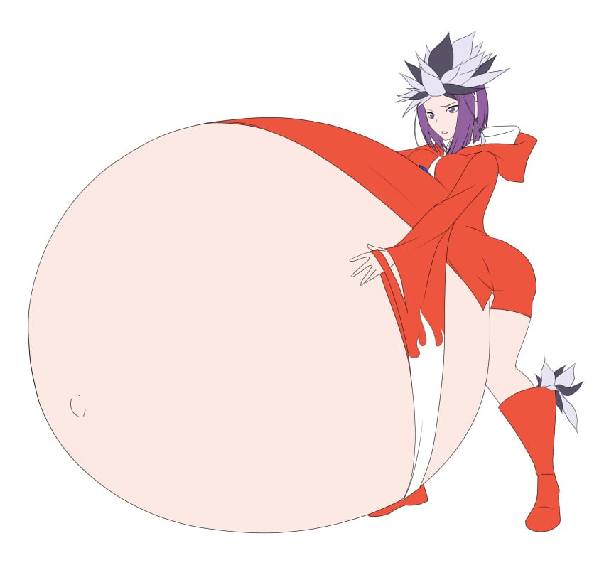 breasts devil_survivor hyper hyper_pregnancy kuzuryuu_amane megami_tensei pregnant ready_to_pop saburox solo