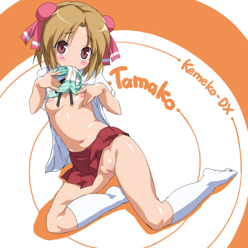 cameltoe kemeko_deluxe kobayashi_tamako panties puffy_nipples shimapan tagme