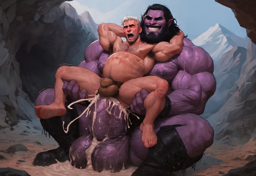 2boys abs age_difference ai_generated anal anal_sex arm_hair armpit_hair armpits ass balls ballsack bara beard bezbruno big_ass big_balls big_dick big_dom_small_sub big_muscles big_nipples big_pecs big_penis big_testicles black_hair blonde_hair blush boner carrying carrying_partner chest_hair cock cum_in_ass cum_inside cum_on_body cum_on_penis cumshot daddy dick dilf dominant dominant_humanoid dominant_male duo erection gay gay_anal gay_domination gay_male giant hair hairy hairy_ass hairy_male holding_partner hug huge_ass huge_balls huge_cock huge_muscles huge_pecs huge_testicles human human_on_humanoid humanoid humanoid_dominating_human humanoid_penetrating_human humansub hunk interspecies large_balls large_cock large_dick large_pecs large_penis large_testicles larger_humanoid larger_male light_skin light_skinned_male male male/male male_chest male_focus male_nipples male_only male_penetrated male_penetrating_male male_pubic_hair man_boobs man_breasts man_tits manly masculine masculine_male mucho muscles muscular muscular_human muscular_humanoid muscular_male musk navel nipples nude pecs penetration penis penis_in_ass pubic_hair purple_body scrotum sex sideburns size_difference smaller_human smaller_male smaller_penetrated stabledaddyai stand_and_carry_position standing standing_sex stomach_bulge submissive_human submissive_male sweat testicles yaoi younger_human younger_male younger_penetrated