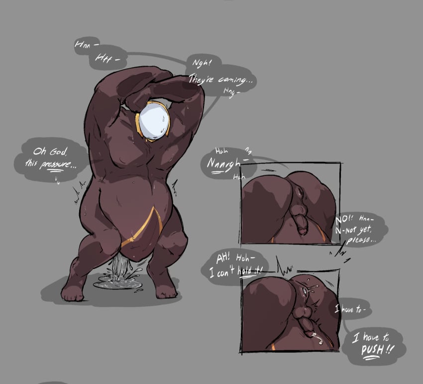 2d anal_birth angel balls belly belly_bulge big_belly birth birthing crowning dialogue difficult_birth distended_anus ejaculation_while_penetrated english_text gabriel_(ultrakill) giving_birth grey_background handsfree_ejaculation heavily_pregnant humanoid humanoid_genitalia kneeling labor male male_only male_pregnancy mayternity mpreg new_blood_interactive no_sex nude pain penis pregnant pregnant_belly pregnant_male pregnant_with_multiples pushing ready_to_pop red_belly sigmaslacefront simple_background squeezing_belly ultrakill virtue_(ultrakill) water_break