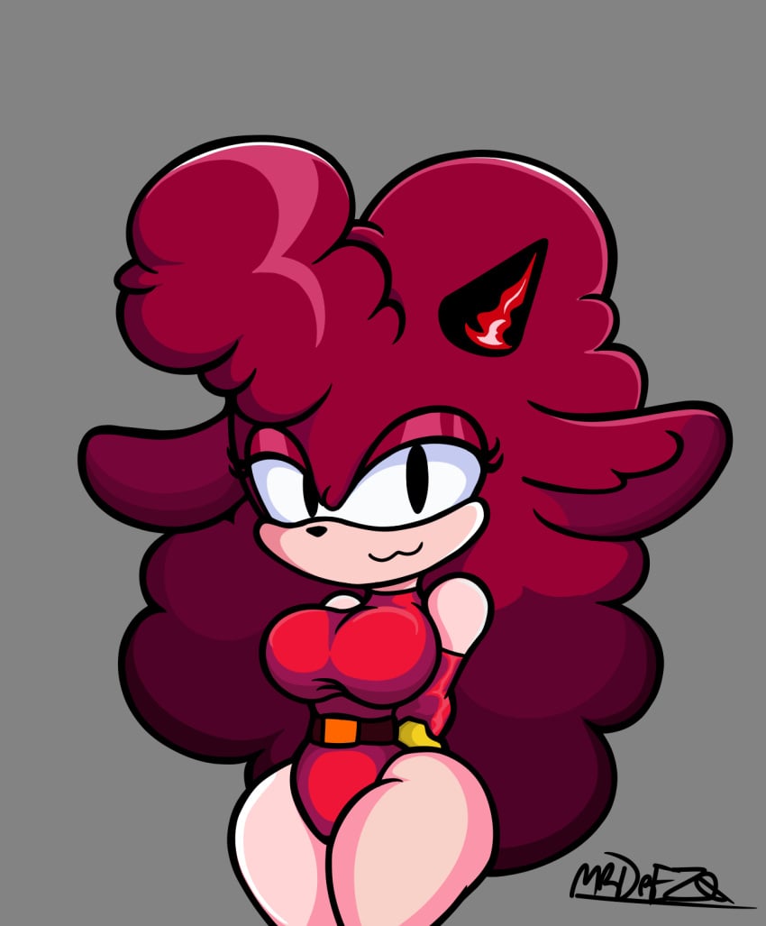 anthro auburn_hair breasts female friday_night_funkin friday_night_funkin_mod furry girlfriend_(friday_night_funkin) maiko_(neutroa) mobian_(species) mrdrezq sega sheep sideass sonic_(series) sonic_the_hedgehog_(idw) sonic_the_hedgehog_(series) tagme