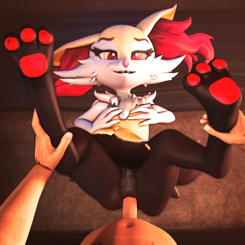 3d anthro braixen eyess_closed furry loving pokemon pokemon_(species) sfm tender vaginal_penetration