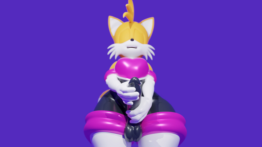 16:9 absurd_res anthro armwear blender_(software) blender_cycles boots canid canine clothed clothing condom_suit crossdressing eggsaladsandwich elbow_gloves erection erection_under_clothing femboy feminine_male feminine_pose footwear fox genitals girly gloves hand_on_penis handwear hi_res humanoid latex latex_boots latex_clothing latex_gloves latex_legwear latex_thigh_highs male mammal masturbation miles_prower penis rouge_the_bat_(cosplay) rubber rubber_boots rubber_clothing rubber_suit sega solo sonic_(series) sonic_the_hedgehog_(series) tails tails_the_fox thick_thighs tight_clothing white_boots white_clothing white_footwear white_gloves white_handwear wide_hips widescreen