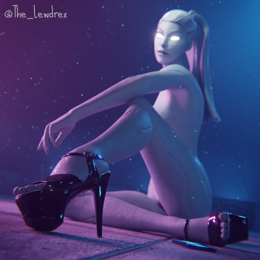 1girls 3d alternate_version_available blender blurry blurry_background bottomless completely_nude completely_nude_female epic_games feet female female_focus female_only foot_focus fortnite glowing glowing_eyes golem high_heels lewdrex long_hair looking_at_viewer looking_to_the_side mineral_fauna mineral_humanoid naked_footwear naked_heels nude nude_female on_floor open_toe_shoes ponytail pose posing presenting presenting_feet presenting_pussy pussy pussy_lips pussy_peek rock_creature rock_humanoid shoes sitting solo solo_focus stone_body stone_skin stoneheart topless vagina watermark