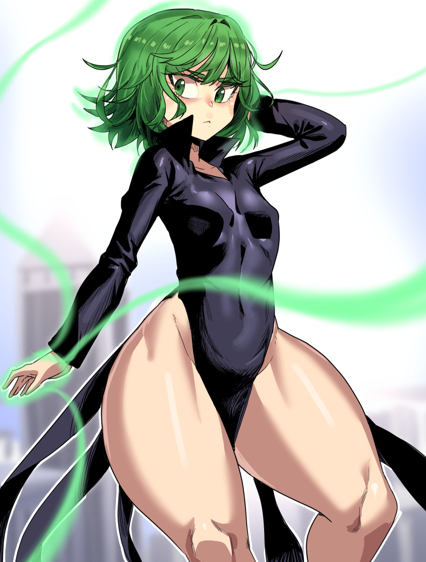 1girls bottom_heavy child_bearing_hips female female_only flat_chest flat_chested flat_n_thick gamjasssak green_eyes green_hair hips one-punch_man pear-shaped_figure pear_shaped pear_shaped_female petite petite_body petite_female small_breasts tatsumaki thick thick_thighs thighs thunder_thighs wide_hips