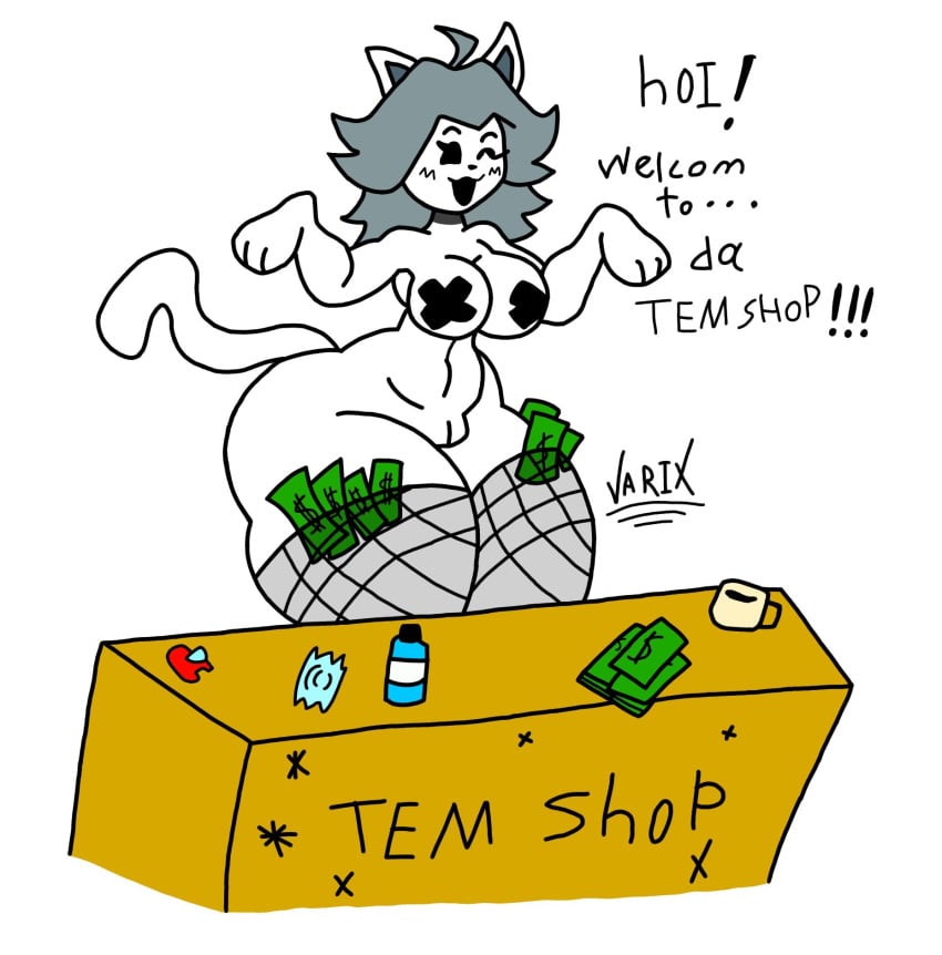 amogus amogus_reference among_us among_us_red ass big_ass big_breasts big_butt breasts edit feline furry hn32165 naked prostitution temmie temmie_(deltarune) temmie_(undertale) undertale undertale_(series) varix