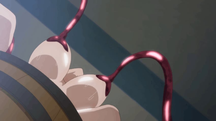 2020s 2023 20s 2d animated anime_screencap aria_kimura big_breasts breasts deep_penetration female gif ova rakuen_shinshoku_island_of_the_dead showten tentacle_penetration tentacle_rape tentacle_sex tentacles