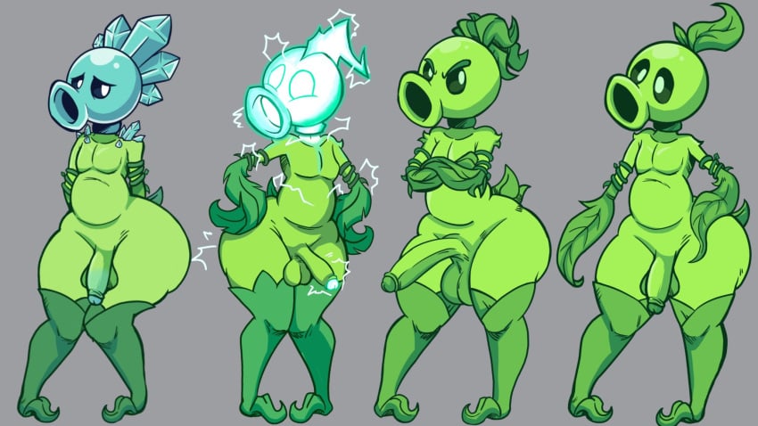 Electric Peashooter (Pvz) Rule 34 Image
