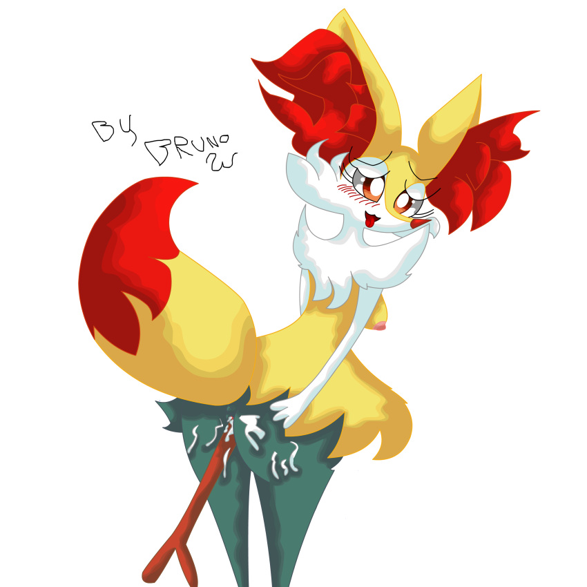 absurd_res braixen consol female female/female feral generation_6_pokemon hi_res masturbation nintendo pokemon pokemon_(species) raposa seios vaginal_masturbation vaginal_penetration