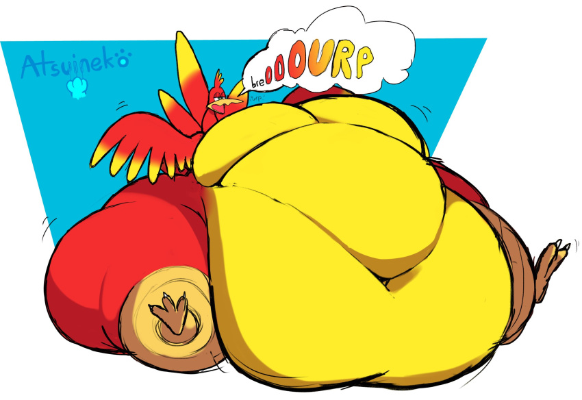 atsuinekowo banjo-kazooie fat kazooie overweight tagme thick_thighs wide_hips