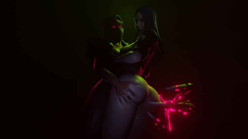 2girls ass ass_grab caitlyn_kiramman female female/female female_dominating_female female_domination female_only femdom hand_on_ass image league_of_legends mask masked masked_female multiple_girls red_eyes renata_glasc riot_games topless woman_in_suit women