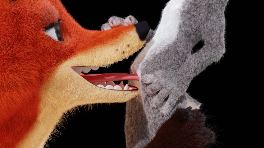 3d_horsey_3d canid canine cunnilingus disney duo female fox genitals hi_res judy_hopps lagomorph leporid licking male male/female mammal nick_wilde oral pussy rabbit semi-anthro sex tongue tongue_out vaginal_penetration zootopia