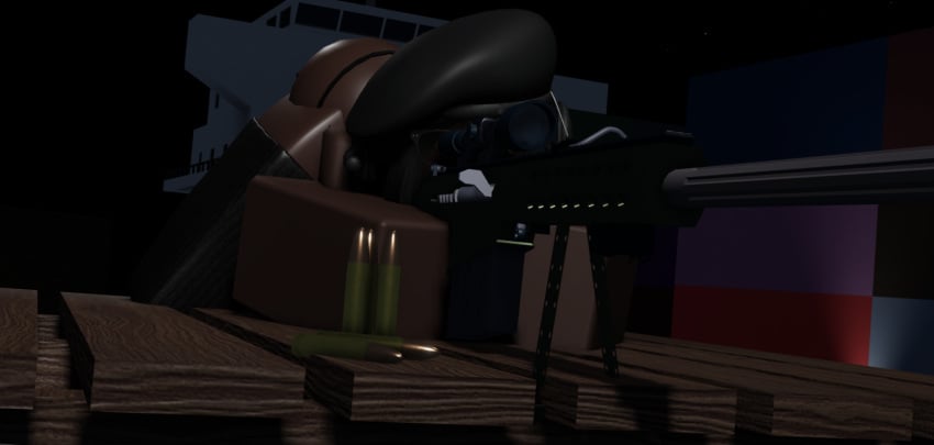 1girls 3d cometrr34 echorr34 gun jack-o_pose roblox roblox_avatar roblox_game robloxian robloxian_mia_khalifa self_upload sniper sniper_rifle tagme those_who_remain