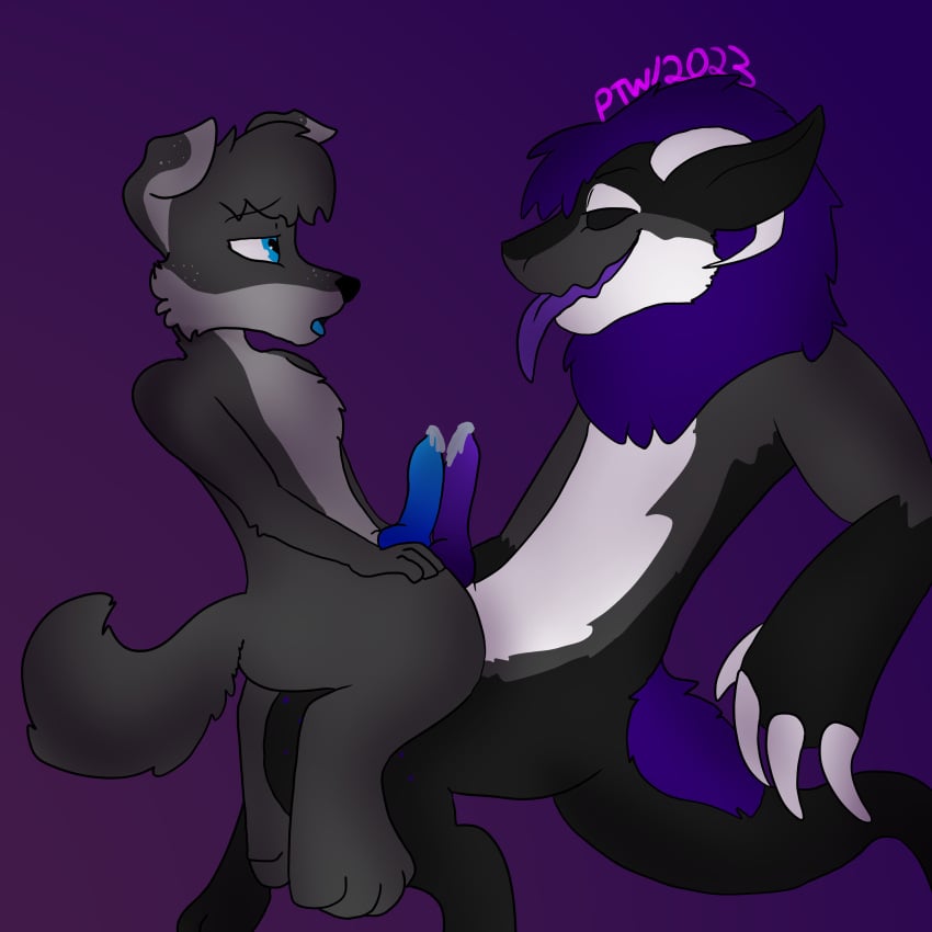 absurd_res anthro duo frottage hi_res male male/male paige_the_wolf regulus sex wickerbeast