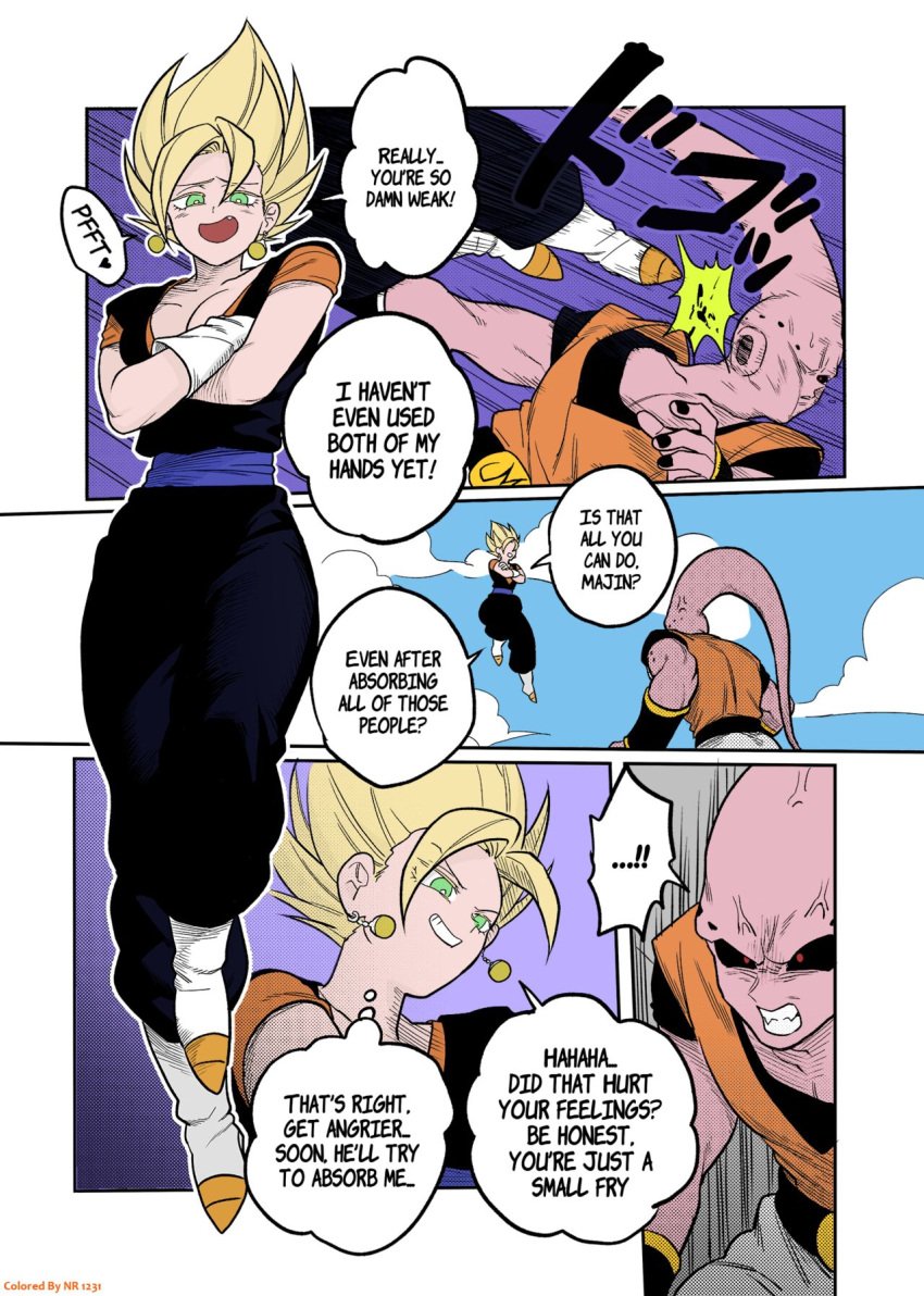 dragon_ball female_vegito kkkkkirrier majin_buu rule_63 super_saiyan vegito