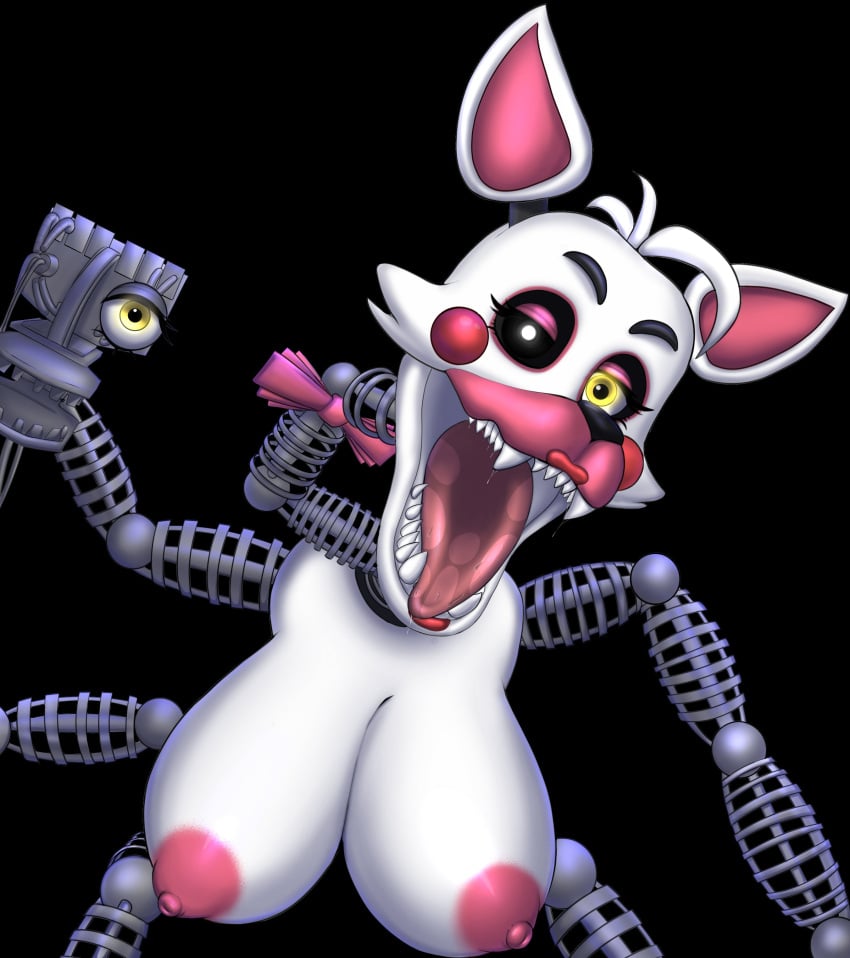 1girls ahe_gao animatronic big_ass big_breasts big_butt five_nights_at_freddy's five_nights_at_freddy's_2 huge_ass huge_breasts huge_butt looking_at_viewer ls mangle_(fnaf) mangled_mangle_(fnaf) robot robot_girl simple_background solo_female tagme thick_thighs thighs