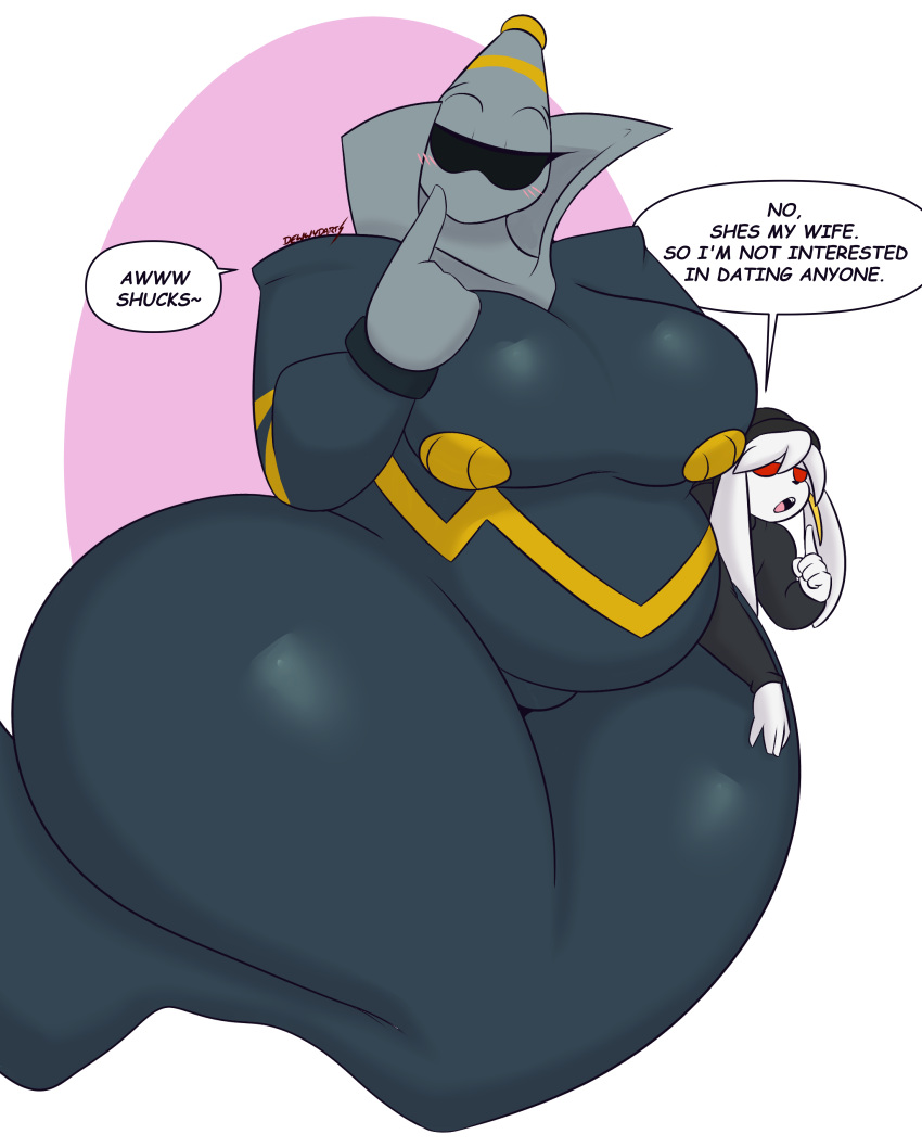 big_breasts breasts dd_(dewwydartz) desire_(dewwydartz) dewwydartz dusknoir female pokémon_(species) pokemon raboot thick_thighs wide_hips