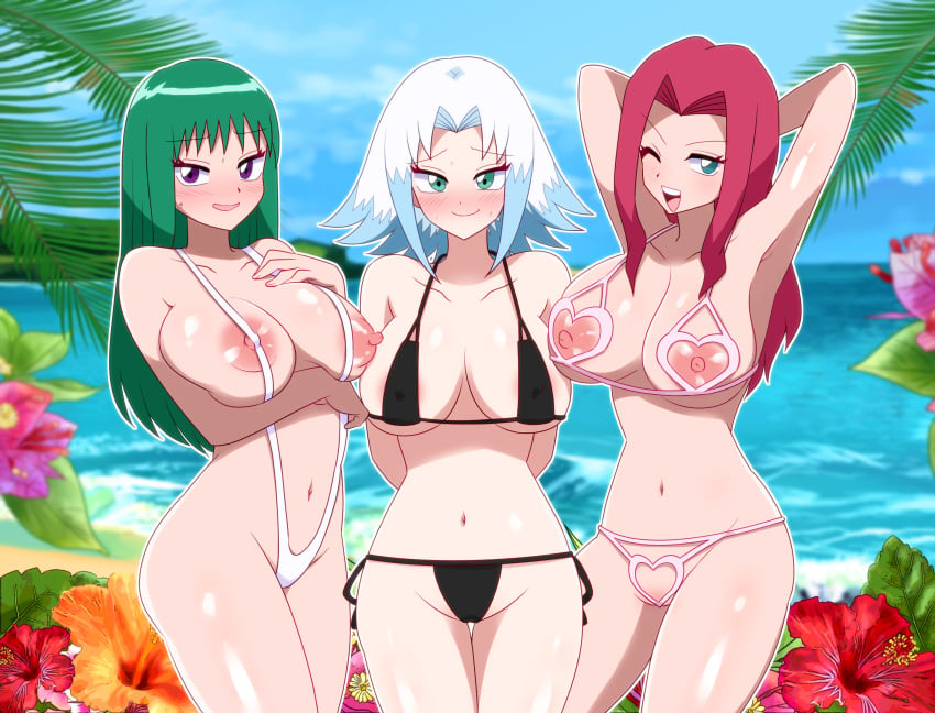 bobobo bobobo-bo_bo-bobo lamune lemon_fizz love nipple_slip rem tagme