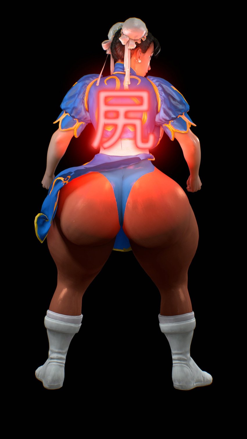 almightypatty ass_focus chun-li fat_ass huge_ass pantyhose street_fighter street_fighter_6 thick_ass thick_thighs