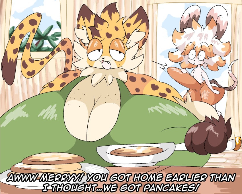 animal_humanoid animal_print anthro apron big_breasts big_penis breasts brown_body brown_fur bulge clothing dialogue duo english_text erection extreme_size_difference eye_contact felid feline female fur genitals green_clothing hair hi_res huge_breasts huge_cock humanoid hyper hyper_breasts jungle_background larger_female leopard leopard_cat leopard_print leopard_spots looking_at_another looking_back male male/female mammal mammal_humanoid mature_female mouse mouse_ears mouse_humanoid mouse_tail multicolored_body multicolored_ears multicolored_fur multicolored_hair murid murid_humanoid murine murine_humanoid pantherine paws penis pink_body pink_fur prionailurus rat rodent rodent_humanoid rogywantscoffee size_difference smaller_male spots text yellow_body yellow_fur