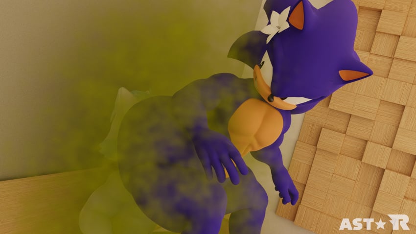 3d 3d_(artwork) big_ass big_ass_(male) big_butt fart fart_fetish farting farting_in_face farting_on_face gay male male/male male_only sonic_oc sonic_the_hedgehog sparkliiastor yaoi