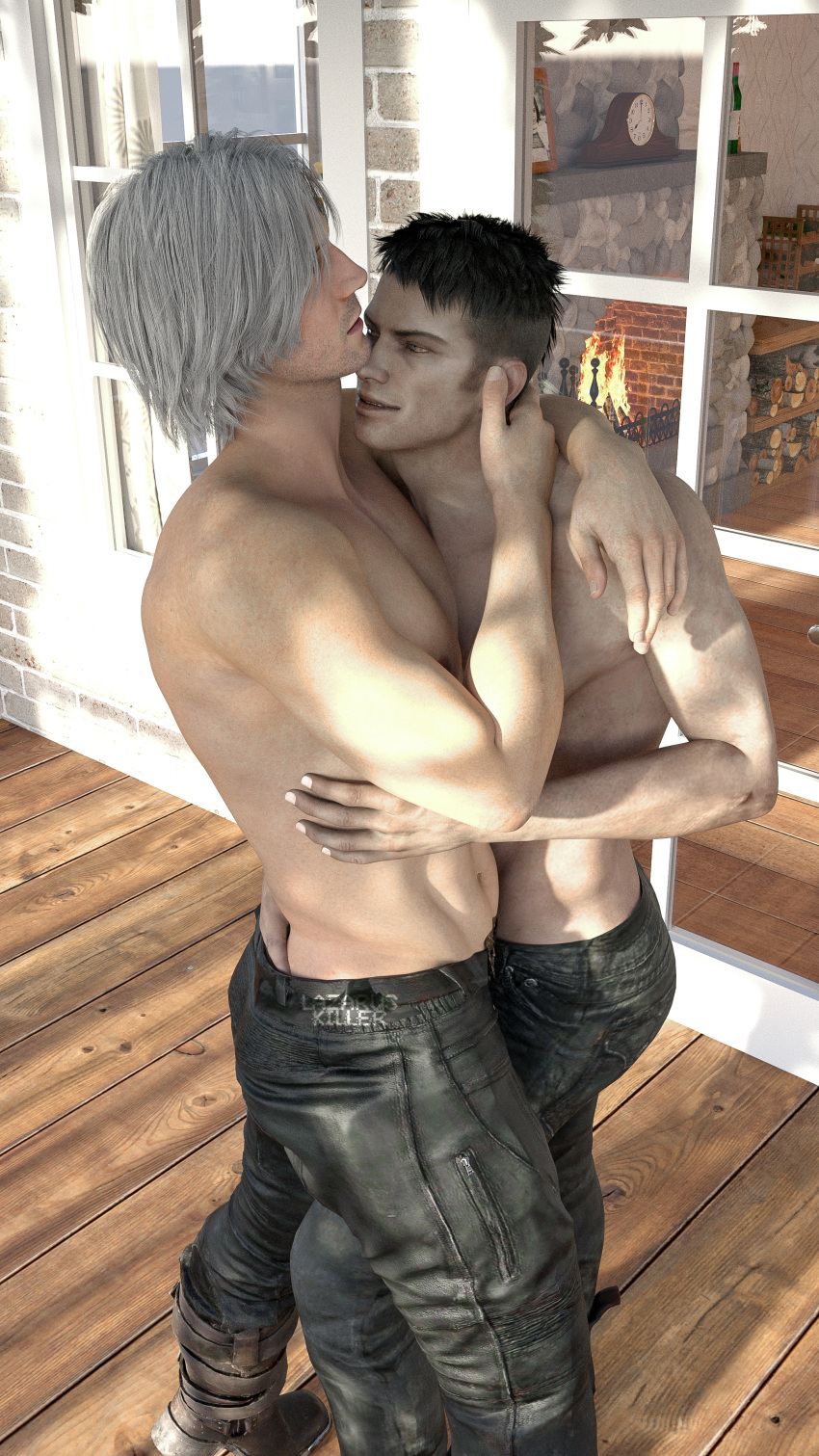 3d dante dante_(devil_may_cry) dante_(dmc:_devil_may_cry) devil_may_cry devil_may_cry_5 dmc:_devil_may_cry yaoi