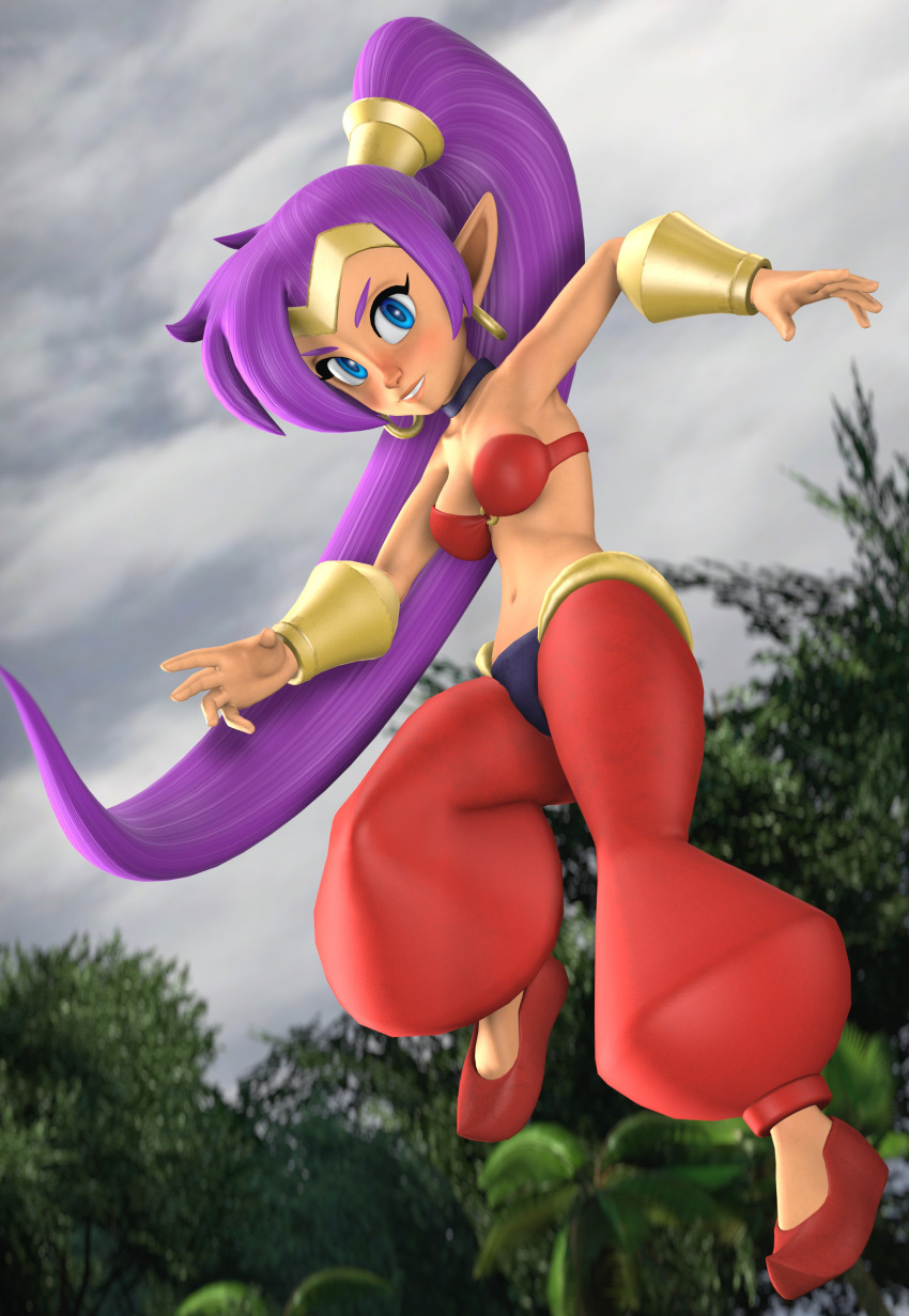 1girls female female_only female_protagonist legoguy9875 shantae shantae_(character) solo