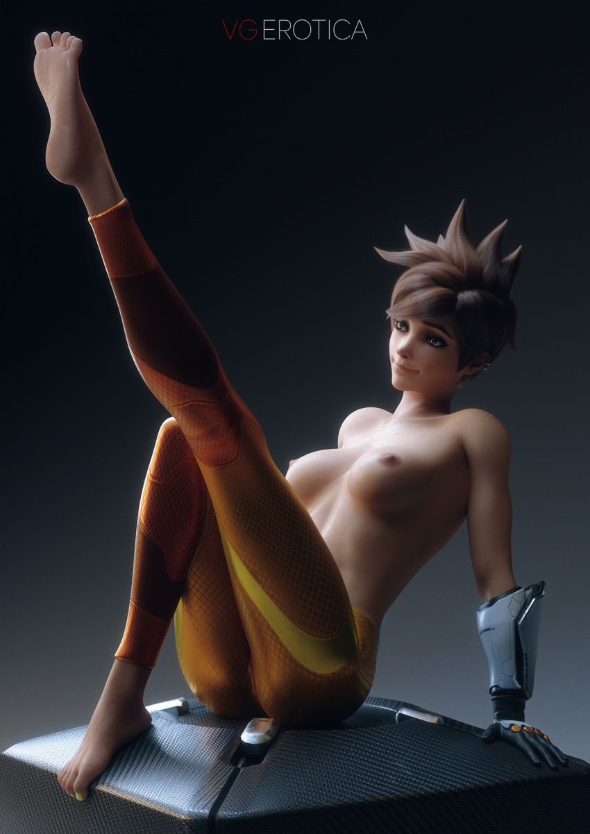 1girls 3d alternate_version_available areolae athletic athletic_female barefoot blender blizzard_entertainment bottomwear breasts brown_hair cameltoe clothing ear_piercing earrings female female_focus female_only half-dressed half_naked highres leg_up legwear lena_oxton light-skinned_female light_skin lootbox medium_breasts nipples overwatch overwatch_2 partially_clothed piercing pose posing presenting presenting_breasts presenting_pussy pussy pussy_lips pussy_peek sitting solo solo_focus topless tracer vagina vgerotica watermark