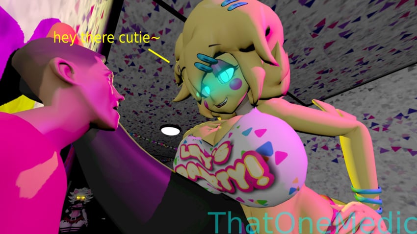 3d 3d_(artwork) against_wall ass bare_shoulders bending_over big_ass blue_eyes blush bra breasts_bigger_than_head brown_hair butt cally3d chica_(cally3d) chica_(fnaf) chiku chiku_(cryptia) clazzey clothed_male cryptiacurves curvy dickgirl fazclaire's_nightclub five_nights_at_freddy's fnaf fredina's_nightclub futa futanari glowing_eyes hairclip hand_on_breast hand_on_butt hand_on_hip hourglass_figure hyper_penis imminent_rape imminent_sex light looking_at_another looking_down looking_seductive looking_up mangle_(fnaf) massive_breasts massive_penis panties partially_clothed penis penis_on_breast penis_out ripped_pants scottgames scout_(team_fortress_2) self_upload smile stomach tagme team_fortress_2 text text_on_clothing watermark wristband yellow_eyes yellow_hair