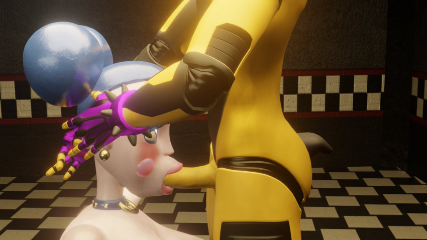 1boy 1girls 3d 3d_(artwork) 3d_model ballora ballora_(fnafsl) ballora_(spiderjunior10) blowjob cock_hungry collar dominant_male face_fucking facefuck fan_character fellatio female five_nights_at_freddy's five_nights_at_freddy's:_sister_location fnaf fnaf_oc hand_on_head horny horny_female male male/female oc original_character penis penis_in_mouth png rageing_wolf render scottgames sister_location spiderjunior10 submissive_female tagme vacuum_fellatio vacuum_suck vengy