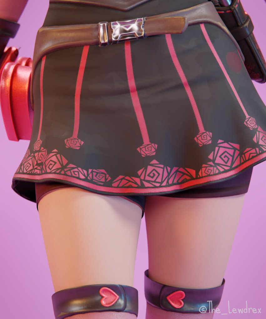 1girls 3d alternate_version_available armwear blender bottomwear breasts close-up clothed clothing epic_games female female_focus female_only fingerless_gloves fortnite gloves handwear highres lewdrex light-skinned_female light_skin lovely_(fortnite) pink_background pink_hair pose posing presenting simple_background skirt solo solo_focus standing topwear watermark