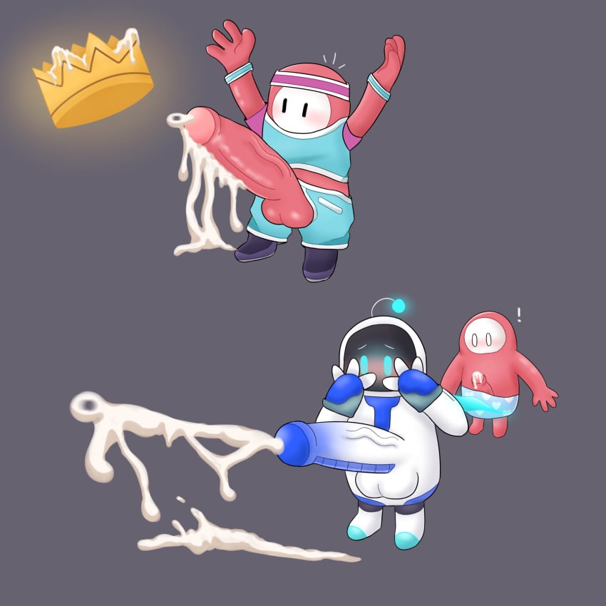 astro_bot astro_bot_(series) big_penis cutetory fall_guy fall_guys gay male male_only non-human robot