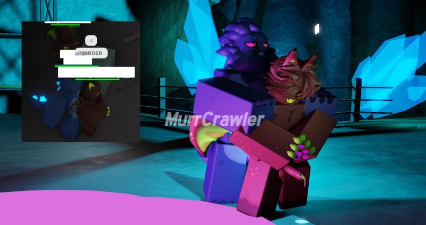 2boys 3d artist_name gay kaiju_(kaiju_paradise) kaiju_paradise murrcrawler nightcrawler_(kaiju_paradise) roblox roblox_game self_upload tagme watermark witchbrew_(kaiju_paradise)