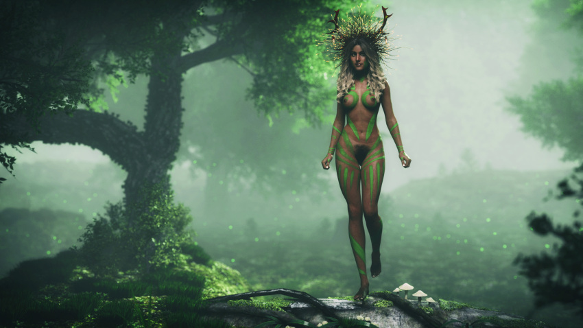 3d dryad dungeons_and_dragons geterafromfaerun nature tagme