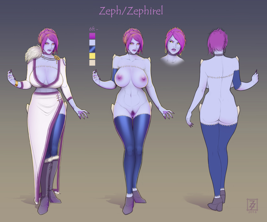 1girls big_ass big_breasts blizzard_entertainment character_sheet forsaken grey_skin original_character solo thick_thighs undead_(warcraft) warcraft world_of_warcraft zeph zepht7