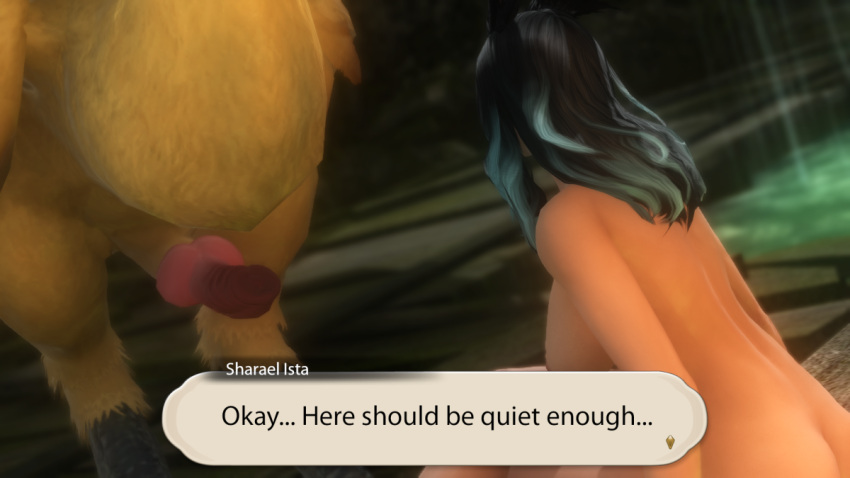 chocobo final_fantasy final_fantasy_xiv viera zoophilia zoophilia