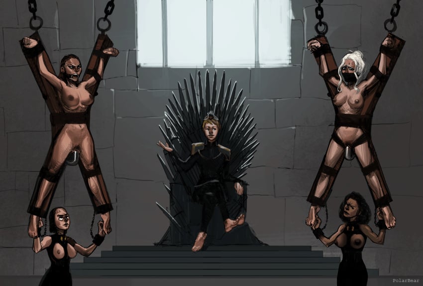 2019 5girls a_song_of_ice_and_fire animated arms_up arya_stark bad_end bondage breasts breasts_out captured cersei_lannister cloth_gag collar covered_mouth daenerys_targaryen dated dominant_female dominatrix enslaved_royal feet female female_domination female_only femdom femsub foot_fetish forced_orgasm gag gagged game_of_thrones glare heart human human_trophy humiliation iron_throne lezdom living_trophy missandei mistress multiple_girls multiple_subs nude on_display open_mouth open_mouth_gag orgasm polarbearnsfw public_humiliation queen ring_gag royal running_mascara saint_andrew's_cross sansa_stark sex_toy_in_pussy shaking shaking_head slave struggling suspension tears throne tickle_torture tickling tickling_feet trembling trophy yuri