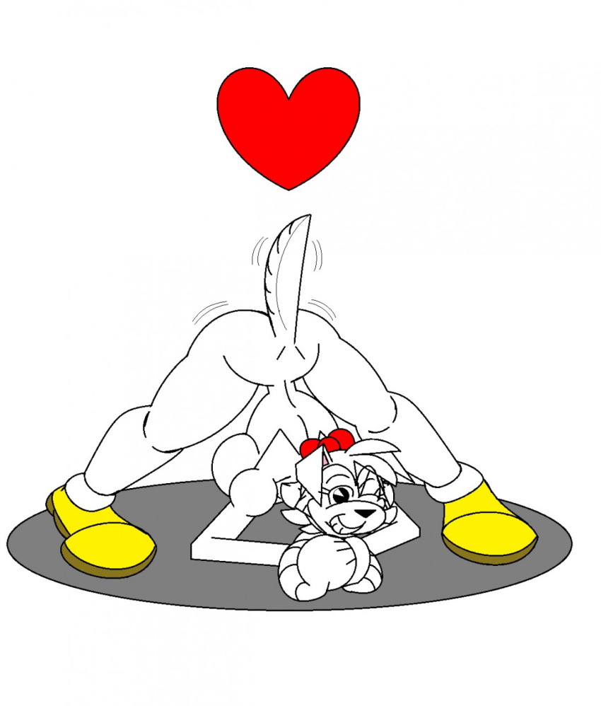 big_ass cartoony creampie_the_dog dog_girl furry gloves jack-o'_pose jack-o_pose marlon64 meme naked_female nude_female ribbon shoes short_hair smile