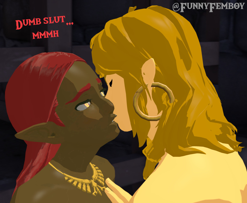 1boy 1futa 3d 4k big_penis breath_of_the_wild crossdressing duo erection femboy funnyfrenchfemboy futanari ganondorf ganondorf_(tears_of_the_kingdom) kissing link link_(breath_of_the_wild) link_(tears_of_the_kingdom) male princess_zelda race_swap self_upload sfm source_filmmaker standing the_legend_of_zelda the_legend_of_zelda:_breath_of_the_wild the_legend_of_zelda:_tears_of_the_kingdom uncut unretracted_foreskin zelda_(breath_of_the_wild)