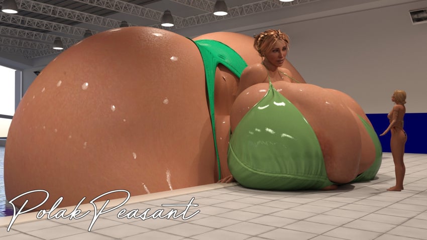 2girls 3d ass_bigger_than_body ass_bigger_than_breasts ass_bigger_than_head ass_bigger_than_torso colossal_ass enormous_ass enormous_breasts enormous_butt gigantic_ass gigantic_breasts hyper hyper_ass hyper_breasts iq_(rainbow_six) massive_ass massive_breasts polakpeasant pool rainbow_six rainbow_six_siege valkyrie_(rainbow_six)