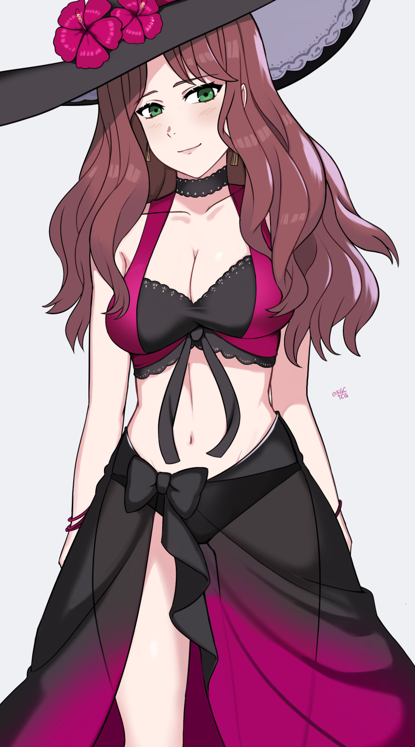 alternate_costume bikini breasts dorothea_arnault female female_only fire_emblem fire_emblem:_three_houses fire_emblem_heroes kgctcg nintendo official_alternate_costume solo swimsuit