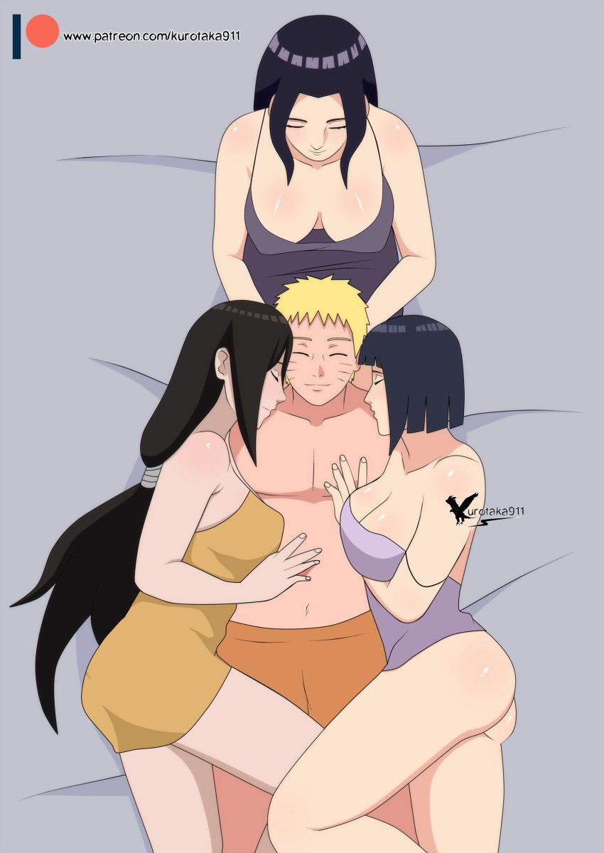 1boy 3girls after_sex agung911 ass babydoll big_breasts blonde_hair boruto:_naruto_next_generations bottomless brown_hair cuddling family female fffm_foursome foursome gilf girlfriend gown hinata's_mother human human_only husband_and_wife hyuuga_hanabi hyuuga_hinata kissing kissing_body lap_pillow long_hair lying_on_back lying_on_bed lying_on_lap lying_on_person male mature mature_female milf mother_and_daughter naruto naruto_(series) nightgown no_underwear oyakodon purple_hair relaxing sharing shimaidon short_hair sisters son-in-law straight strap_slip uzumaki_naruto voluptuous wife