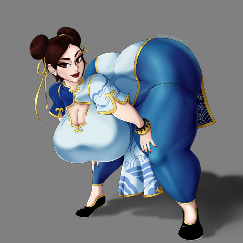 1girls ass ass_bigger_than_head ass_bigger_than_torso big_ass big_breasts breasts breasts_bigger_than_head capcom chinese_clothes chun-li enormous_ass female female_only fully_clothed huge_ass huge_breasts hyper hyper_ass looking_at_viewer mature_female omegabean short_hair solo source street_fighter street_fighter_6 tagme thick_thighs voluptuous wide_hips