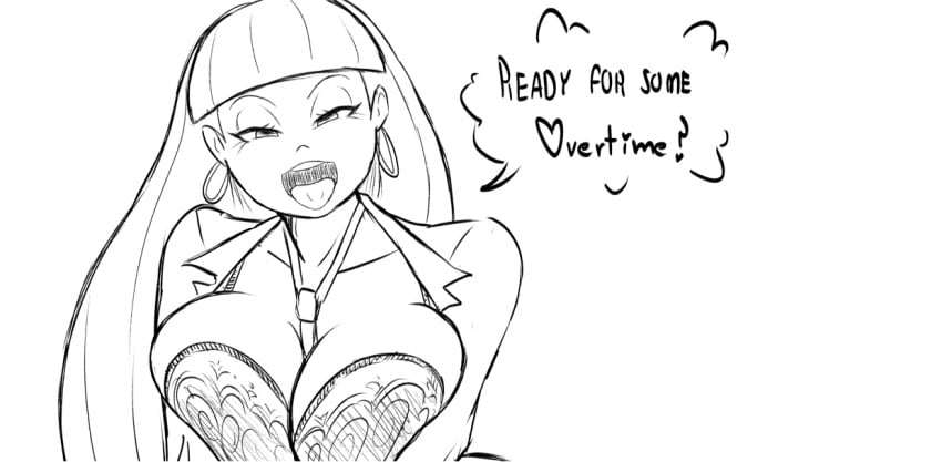 1girls banjabu big_breasts black_and_white blonde_hair breasts cleavage clothing corset female female_only gravity_falls human just_fuck_already looking_at_viewer pacifica_northwest pale_skin solo solo_female straight_hair tagme talking_to_viewer