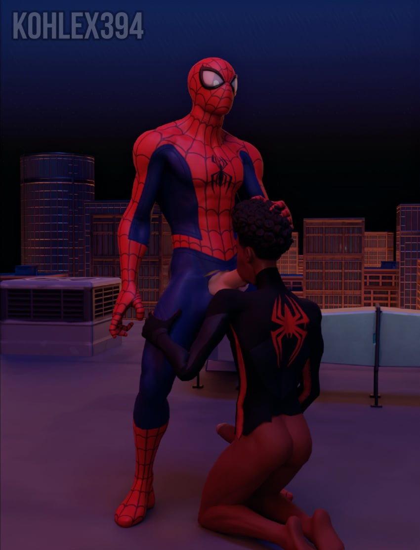 blowjob fortnite gay gay_blowjob gay_sex kohlex marvel miles_morales spider-man spider-man:_across_the_spider-verse yaoi