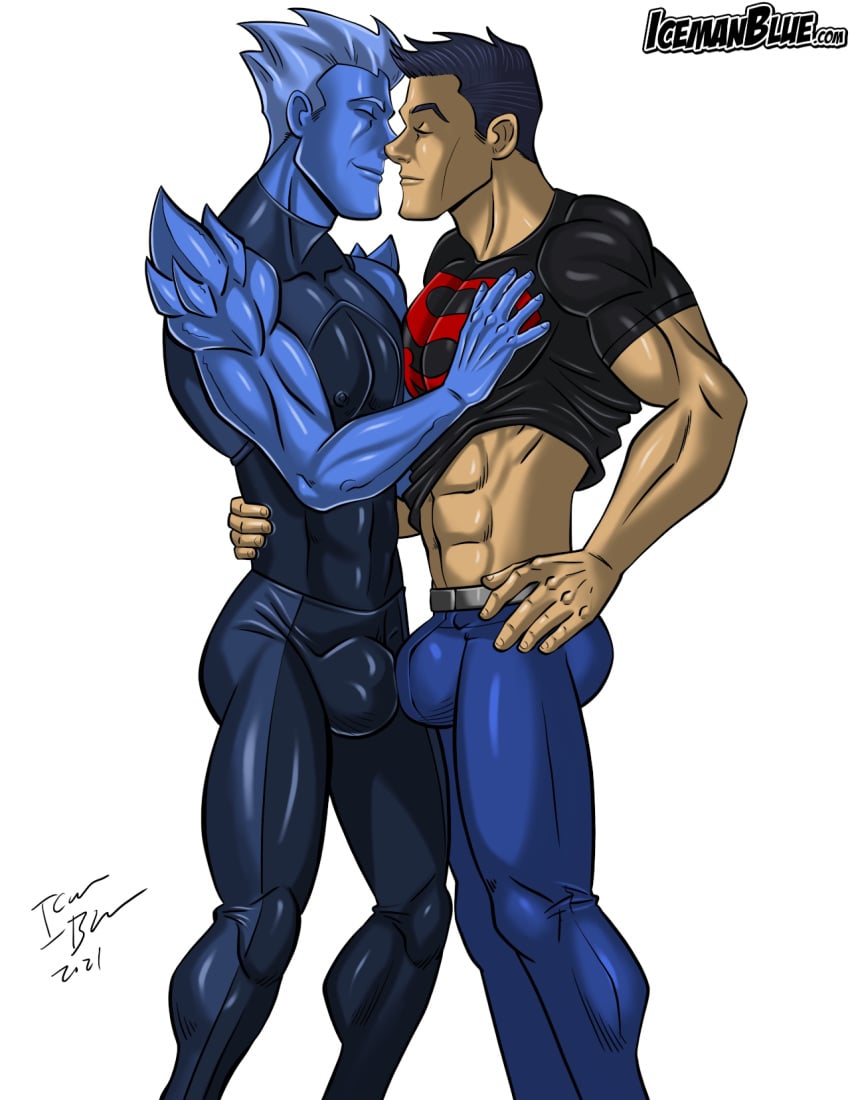 2boys conner_kent dc dc_comics gay icemanblue icicle_jr male male_only nsfw superboy superboy_(conner_kent) superboy_(young_justice) superman_(series) uncensored yaoi young_justice